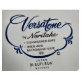 Set of 8 Noritake Versatone Bleufleur Salad Plates Japan