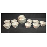 Noritake China Colburn 6107 Tea Cups and Saucers Made in Japan