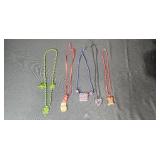 Group of Handcrafted Pendant Necklaces with Various Designs - display not inc