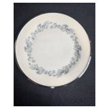 Set of 8 Lenox Repertoire Salad Plates with Silver Trim - display not inc