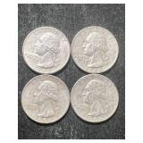 4 US 1964 WASHINGTON QUARTERS