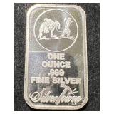 1 TROY OZ .999 FINE SILVER SILVERTOWNE BAR