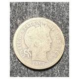 1914 US BARBER DIME