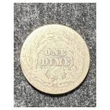1914 US BARBER DIME