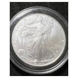 2024 AMERICAN SILVER EAGLE 1 TROY OZ .999 FINE SILVER IN AIRTITE
