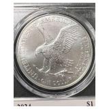 2024 AMERICAN SILVER EAGLE PCGS MS70