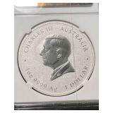 2025 AUSTRALIAN YEAR OF THE SNAKE NGC MS70