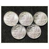 .5 TROY OZ .999 FINE SILVER FRACTIONAL ROUNDS