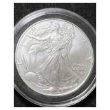 2024 AMERICAN SILVER EAGLE 1 TROY OZ .999 FINE SILVER IN AIRTITE