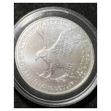 2024 AMERICAN SILVER EAGLE 1 TROY OZ .999 FINE SILVER IN AIRTITE
