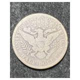 1898 US BARBER HALF DOLLAR