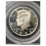 1993-S US PROOF KENNEDY HALF DOLLAR PCGS PR68 DCAM SILVER
