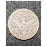 1892 US BARBER QUARTER
