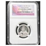 2012-S US VOLCANOES SILVER QUARTER NGC PF70 ULTRA CAMEO