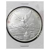 2013 MEXICAN LIBERTAD 1 TROY OZ .999 FINE SILVER