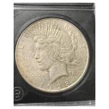 1928-S US PEACE SILVER DOLLAR SLABBED VG