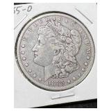 1885-O US MORGAN SILVER DOLLAR