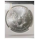 2017-S AMERICAN SILVER EAGLE NGC MS69