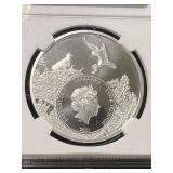 2021 US STATE ANIMAL SERIES COOK ISLAND ROUND NGC MS70
