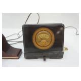 Vintage Electric Mantle Clocks & Vintage Radio