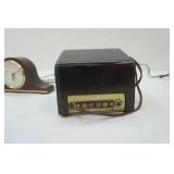 Vintage Electric Mantle Clocks & Vintage Radio