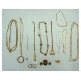 Gold-Toned Fashion Jewelry Lot