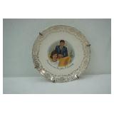 Vintage President and Mrs. John F. Kennedy Plate