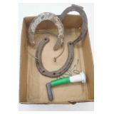 Antique/Vintage Horse Shoes, Sardine Openers.