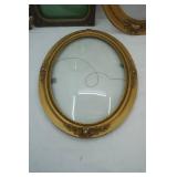 (3ct) Antique Picture Frames (2 WITH GLASS 1 NO GLASS)