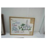 (5ct) Framed Embroidery