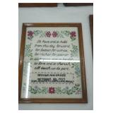 (5ct) Framed Embroidery