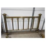 Vintage Brass Headboard and Footboard