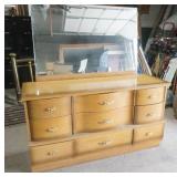 Vintage Chest of Drawers with Mirror