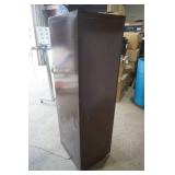 4-Drawer Brown Metal File Cabinet with Key