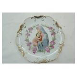 Vintage Dee Bee Co. Wall Plates 8" Diameter. Jesus, Mary