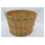 Apple Basket 14.5" diameter 9.25" tall