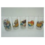 Vintage Smurfs Glasses 1982 & 1983