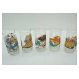 Vintage Smurfs Glasses 1982 & 1983