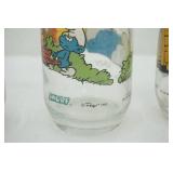 Vintage Smurfs Glasses 1982 & 1983