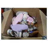 Large Lot: ALL NEW, food items, slippers, Christmas decor and more