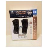 COPPERFIT ELITE COMPRESSION KNEE SLEEVE L/XL