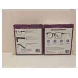 (2) FOSTER GRANT +1.50 FULL RIM PLASTIC READERS 3PK.