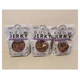 (3) BUTCHERS NATURALS SLOW ROASTED SMALL BATCH DUCK JERKY DOG TREATS