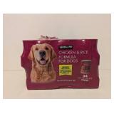 KIRKLAND SIGNATURE CHICKEN AND RICE FORMULA FOR DOGS 24PK.