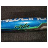 2 Thirty-inch Baseball Bats Rawlings and Easton