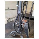Fireplace tool set