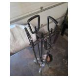 Fireplace tool set