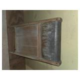 Old wood and metal Washboard