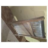 Old wood and metal Washboard
