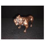 Intricate Vintage Bronze Bulldog.